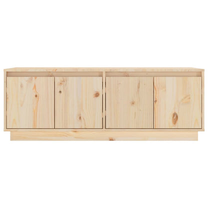 NNEVL TV Cabinet 110x34x40 cm Solid Wood Pine-4