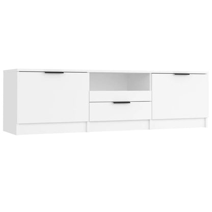 NNEVL TV Cabinet White 140x35x40 cm Engineered Wood-1