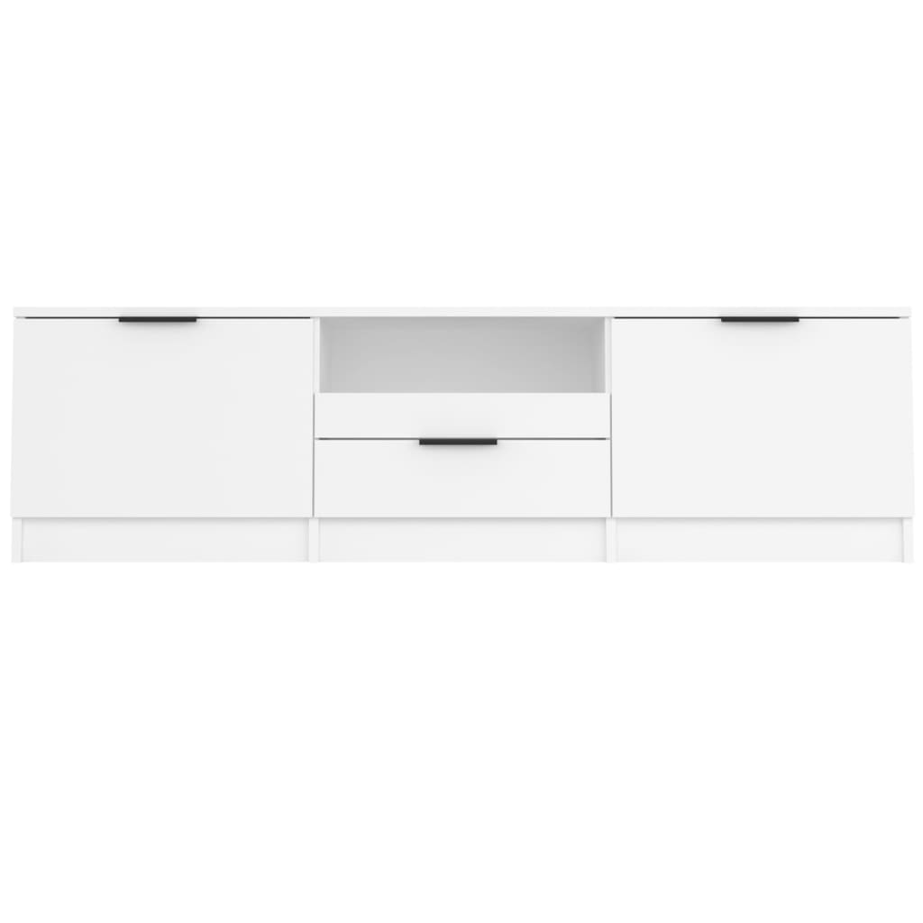 NNEVL TV Cabinet White 140x35x40 cm Engineered Wood-3