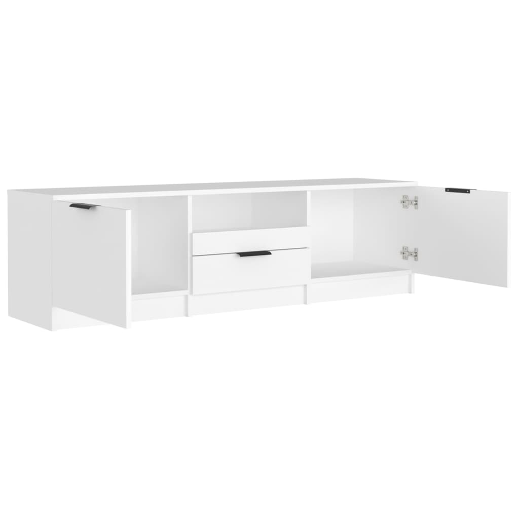 NNEVL TV Cabinet White 140x35x40 cm Engineered Wood-4