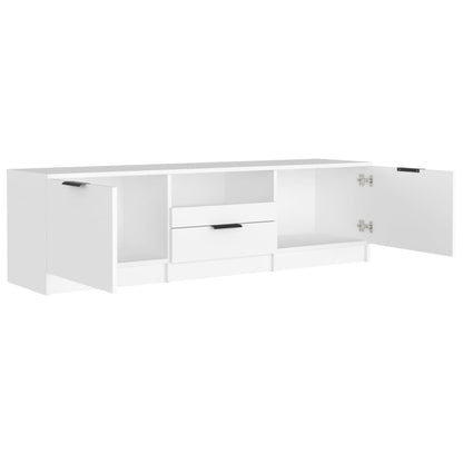 NNEVL TV Cabinet White 140x35x40 cm Engineered Wood-4