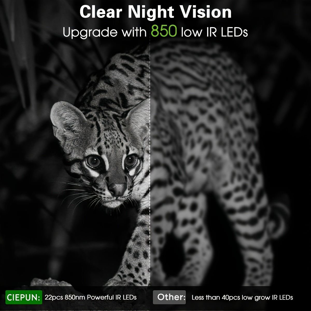 NNETM Trail Camera with Night Vision (2.7K 32MP)-2