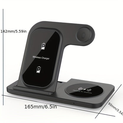 3-in-1 Fast Wireless Charger for iPhone & Apple Devices-1